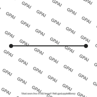 Straight line segment