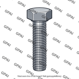 Hexagonal cap screw