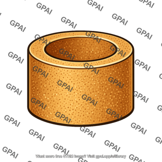 Porous bronze bushing