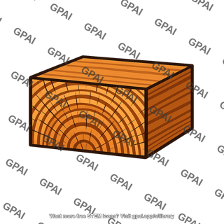 Wood across grain