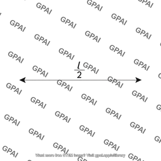 Dimension line half span