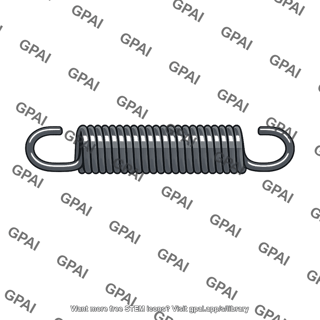 Hard drawn steel wire extension spring