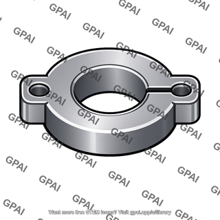 Split ring shaft collar