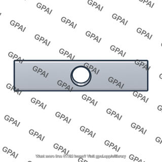 Bar with transverse hole