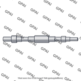 Stepped transmission shaft