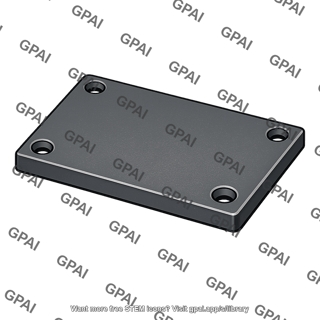 Cast iron backing plate