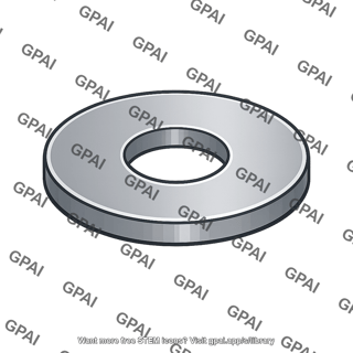 American standard plain washer half inch