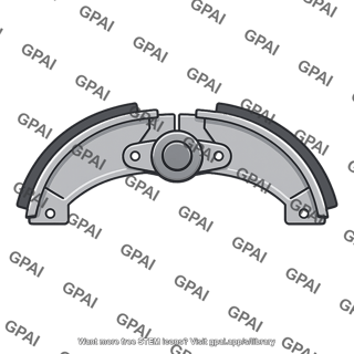 Symmetrical pivoted shoe brake