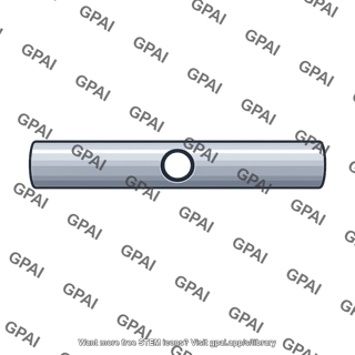Round shaft with transverse hole