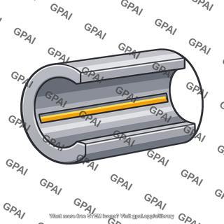 Axial groove internal lubricant reservoir
