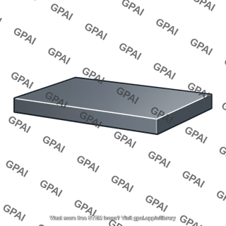 Flat carbon steel plate