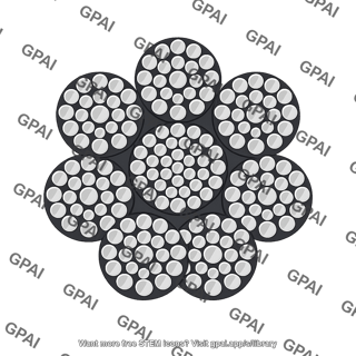 Wire rope cross section