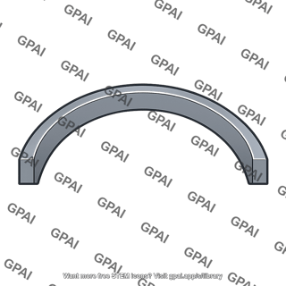 Curved frame