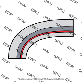 Bent beam inner boundary