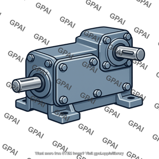 Speed reducer offset shaft
