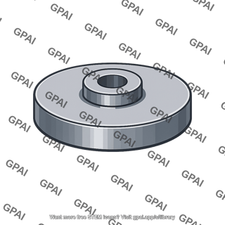 Gear blank with hub