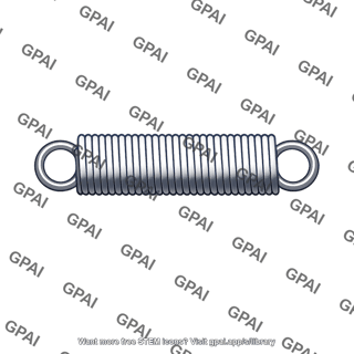 Close wound extension spring