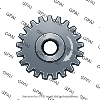 Driving spur gear