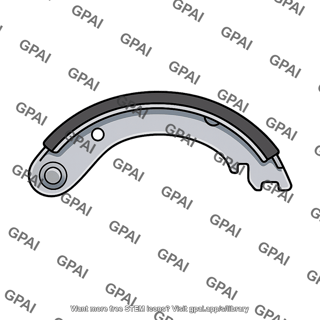 Brake shoe left