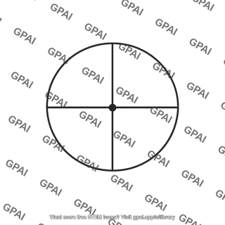 Circle with quadrants