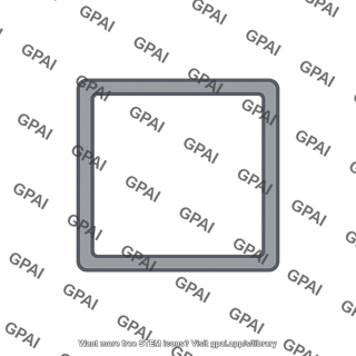 Steel thin wall square tube