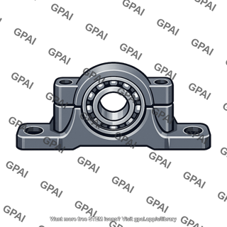 Straddle mounted bearing