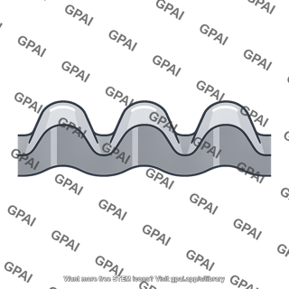 Thread crest rounded