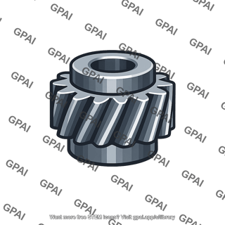 Helical pinion gear