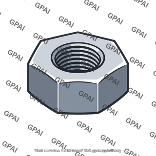 Single threaded nut