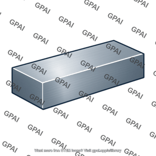 Steel rectangular block