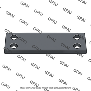 Bar plate with bolt holes