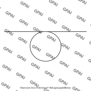 Tangent line to circle