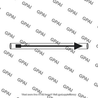 Axial force arrow
