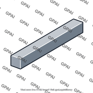 Steel block strut