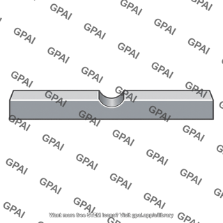 Steel bar with small notch