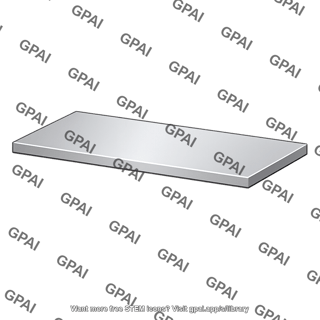Rectangular member aluminum plate
