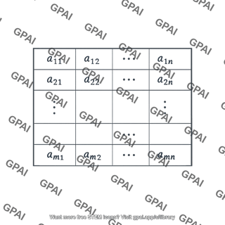 Mathematical matrix