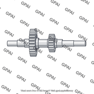 Geared countershaft