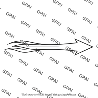 Fluid flow arrow