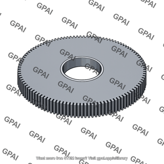 Large spur gear