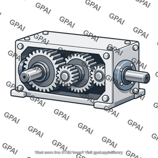 Gearbox double reduction
