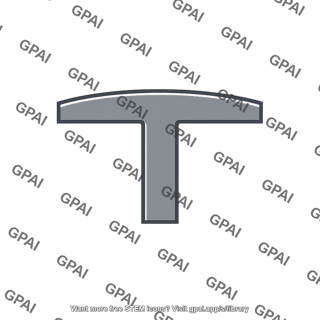Curved beam cross section t section