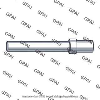 Shouldered motor shaft