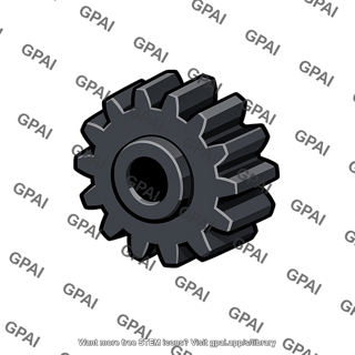 Cast iron spur pinion