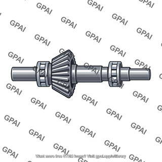 Bevel gear mounting