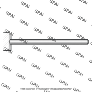 Cantilever beam cylindrical