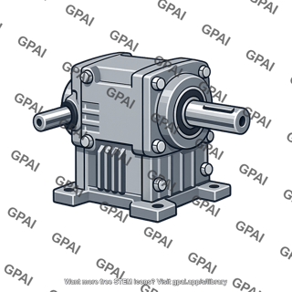 Worm gear speed reducer