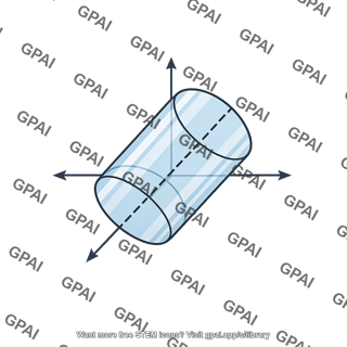 Cylinder in coordinate system