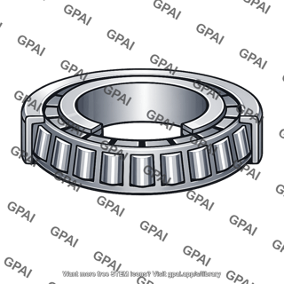 Single row straight bore timken roller bearing