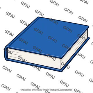 Blue hardcover book
